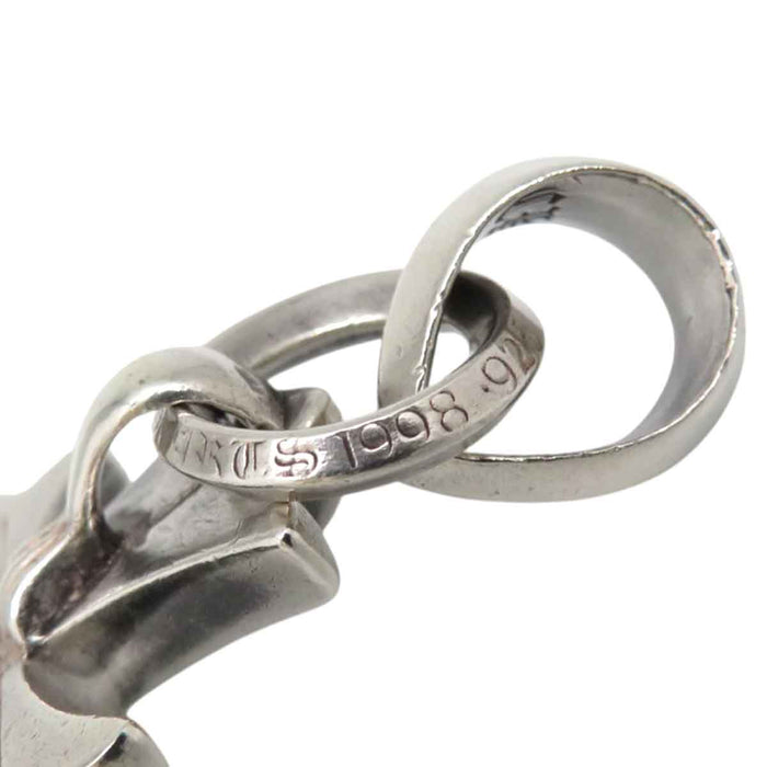 CHROME HEARTS
CH CRS SML W BALE チャーム シルバー 1998刻印 1991刻印
スモール CHクロス ベイル ペンダントトップ