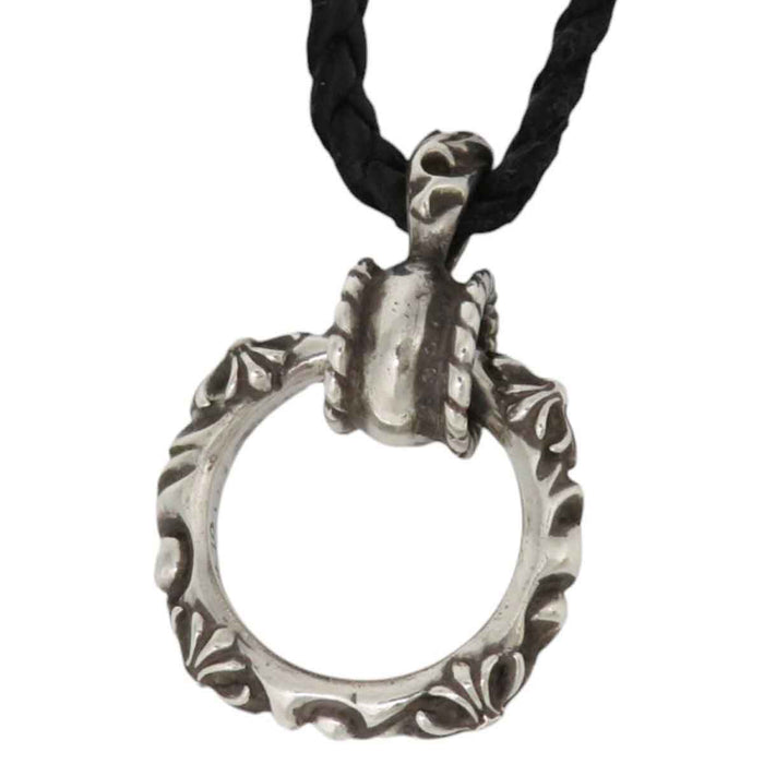 CHROME HEARTS
EWLP SBTBAND 1998刻印 1994刻印 スモールボロチップ
アイウェアループ SBTバンド レザーブレード ネックレス