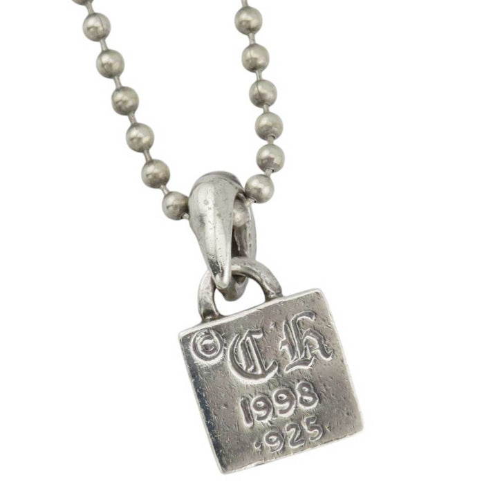 CHROME HEARTS
FRAMED HEART ペンダントトップ 1998刻印 シルバー
フレームドハート チャーム ボールチェーン ネックレス