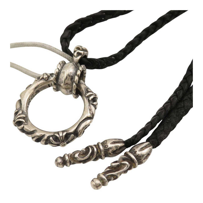 CHROME HEARTS
CH EWLP SBTBAND LB ボロチップ クロス シルバー
SBT バンド リング アイウェア ループ レザー ブレード ネックレス