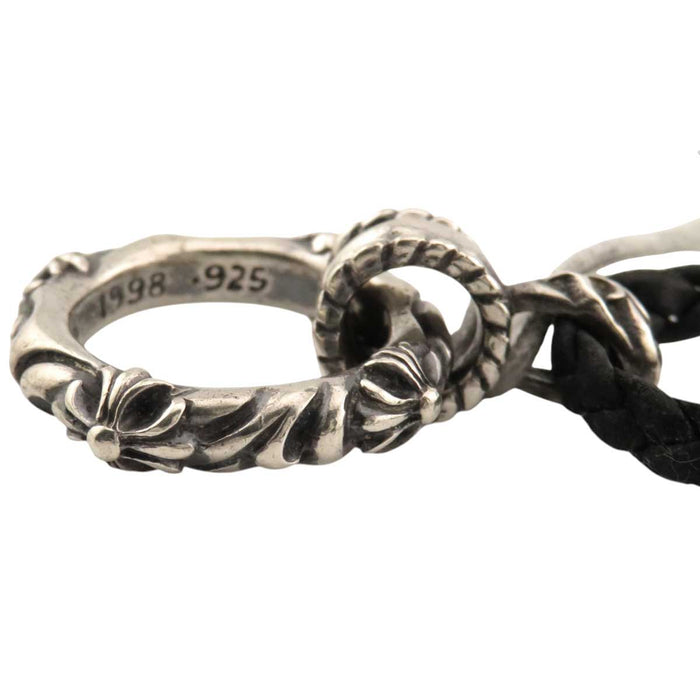 CHROME HEARTS
CH EWLP SBTBAND LB ボロチップ クロス シルバー
SBT バンド リング アイウェア ループ レザー ブレード ネックレス