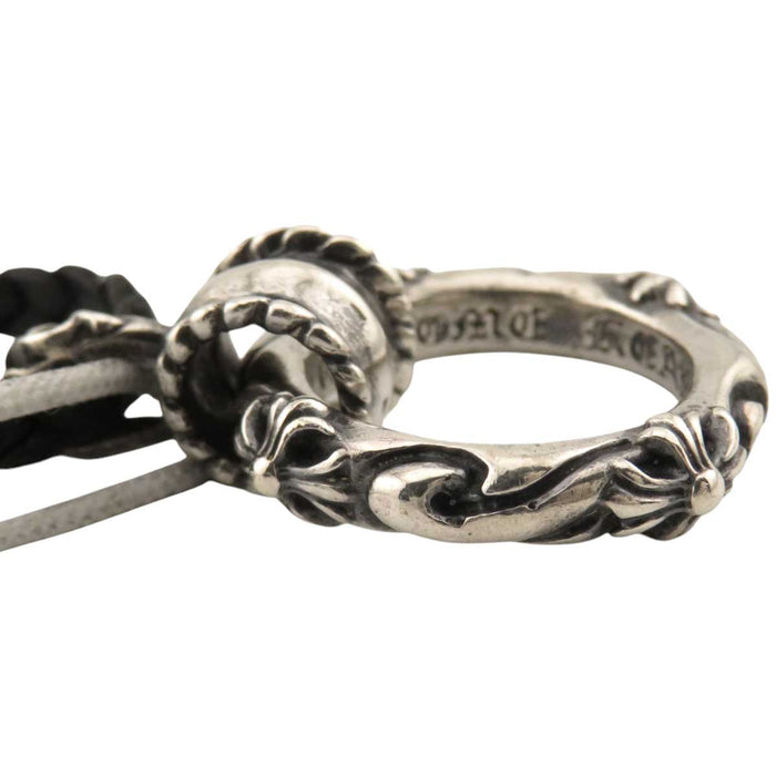 CHROME HEARTS
CH EWLP SBTBAND LB ボロチップ クロス シルバー
SBT バンド リング アイウェア ループ レザー ブレード ネックレス