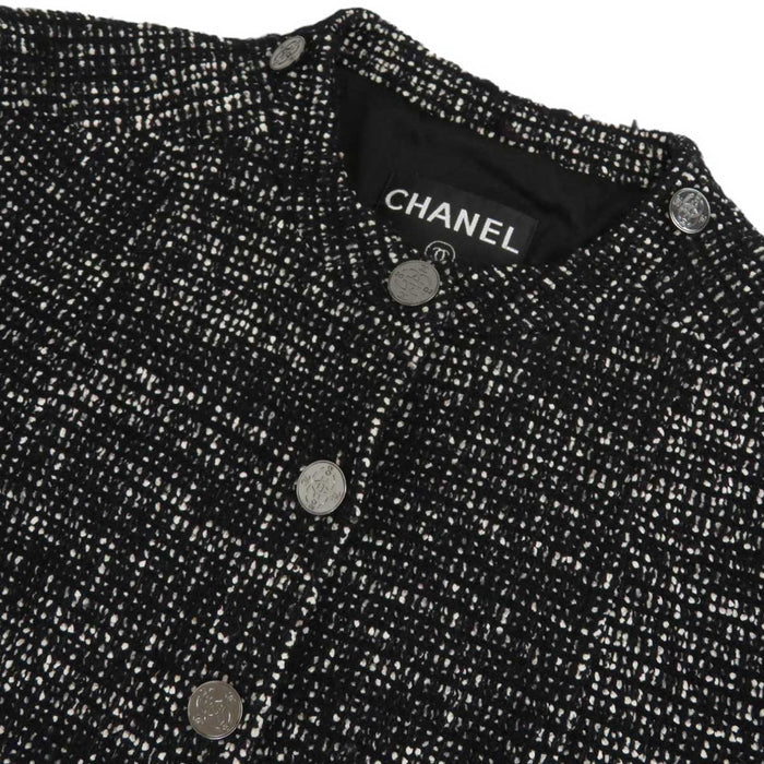 CHANEL
02A COCO CC ココボタン ナイロン混 ウール混
ココマーク ツイード ウール ジャケット