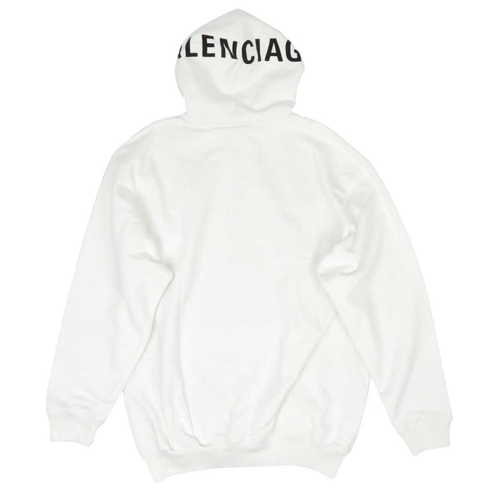 BALENCIAGA
コットン スウェット
フード ロゴ プリント フーディ