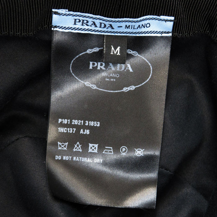 PRADA
コットン
トライアングルロゴ デニム バケットハット