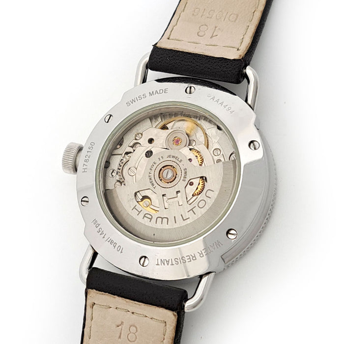 HAMILTON 
Khaki Navy Pioneer 
Avec boîte et garantie