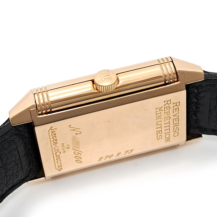 JAEGER-LECOULTRE 
Reverso Minute Repeater 
Box with warranty
