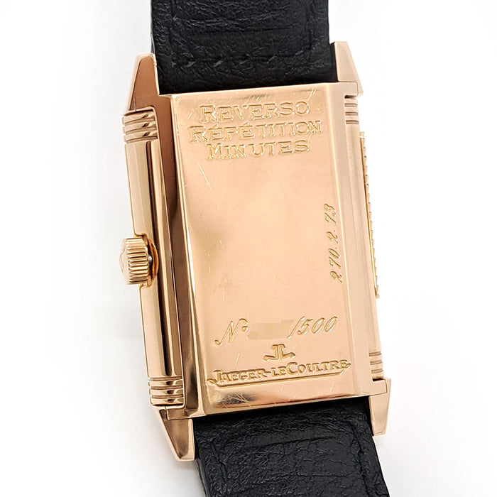 JAEGER-LECOULTRE 
Reverso Minute Repeater 
Box with warranty
