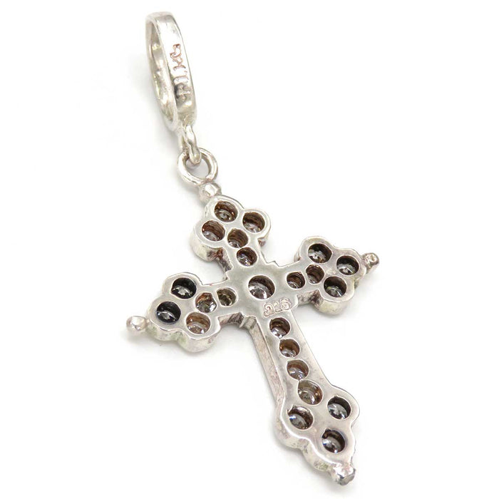 Loree Rodkin 
Silver Bijou Charm 
Medium Gothic Cross Pendant Top