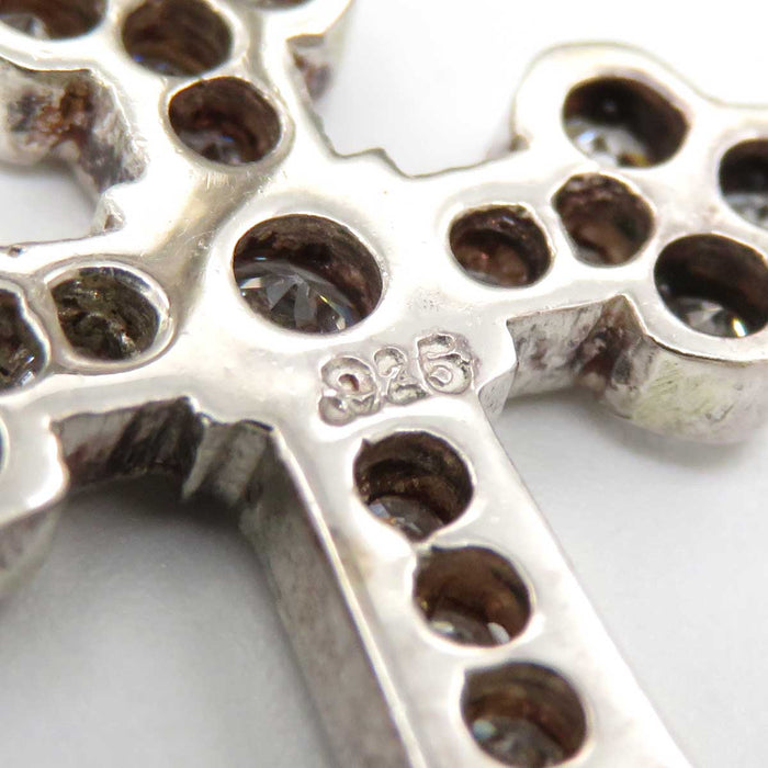 Loree Rodkin 
Silver Bijou Charm 
Medium Gothic Cross Pendant Top