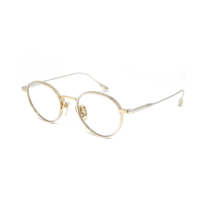 CHROME HEARTS 
CH Plus Croix Lunettes de soleil Lunettes 
ÉPAIS CH Rond Or Monture Métallique Lunettes