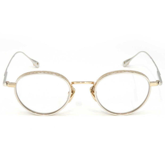 CHROME HEARTS 
CH Plus Croix Lunettes de soleil Lunettes 
ÉPAIS CH Rond Or Monture Métallique Lunettes