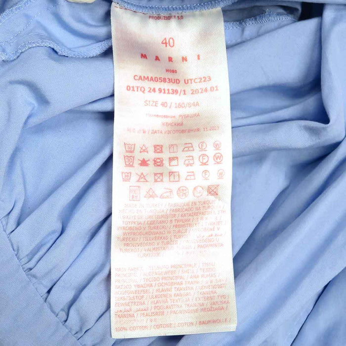 MARNI 
tack 
Long Sleeve Cotton Shirt