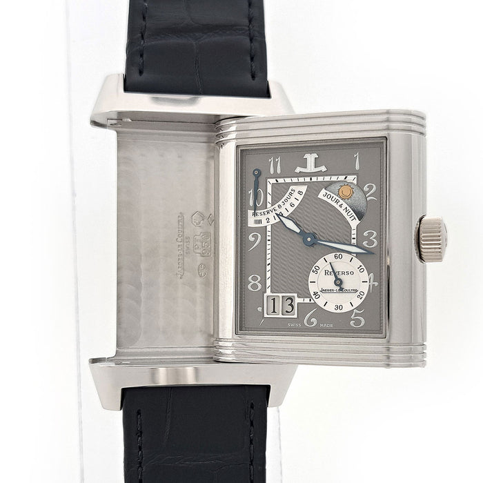 JAEGER-LECOULTRE 
Reverso Septantième Overhauled by JL 
8DAYS with box and guarantee, Manufacturer Overhaul completed