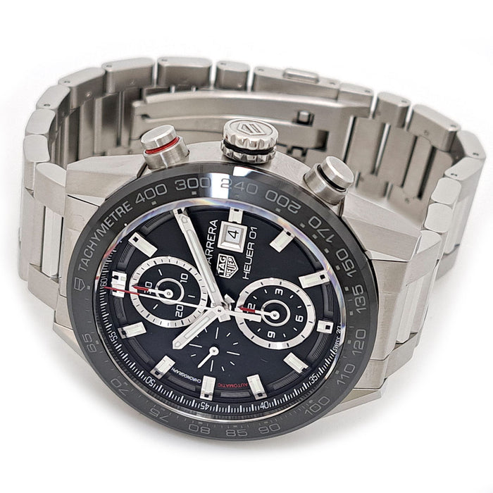 Orologio Tag Heuer 
Carrera Cronografo Data 
Scatola con garanzia