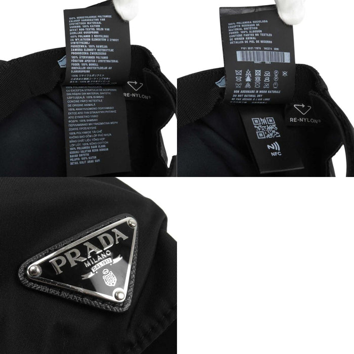PRADA 
トライアングルロゴ リナイロン 
Re-Nylon ベースボールキャップ