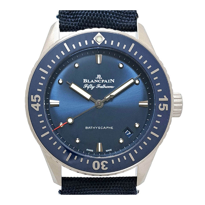 Blancpain 
Fifty Fathoms Bathyscaphe Overhauled 
Overhauled, box and warranty included