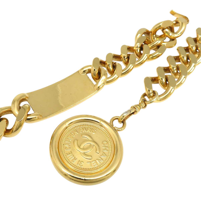 CHANEL 
31 RUE CAMBON COCO GP ゴールドカラーメタル 
ココマーク チェーンベルト