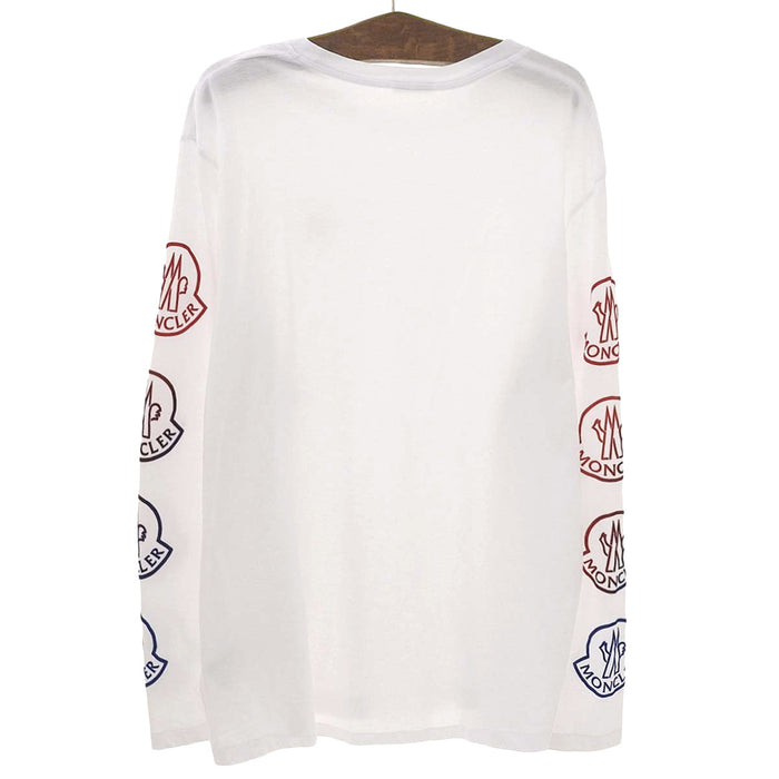 MONCLER 
Patch Logo Gradient 
MAGLA CREW NECK Maglia Long Sleeve T-Shirt
