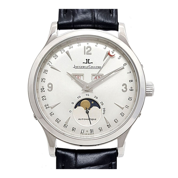 JAEGER-LECOULTRE 
Master Moon Triple Calendar Overhauled 
OH completed with box and guarantee card