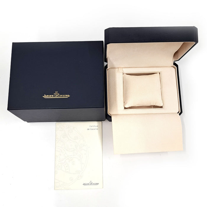 JAEGER-LECOULTRE 
Master Moon Triple Calendar Overhauled 
OH completed with box and guarantee card