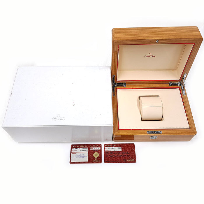 OMEGA 
Seamaster Aqua Terra 150M Master Co-Axial Date 
Box with warranty