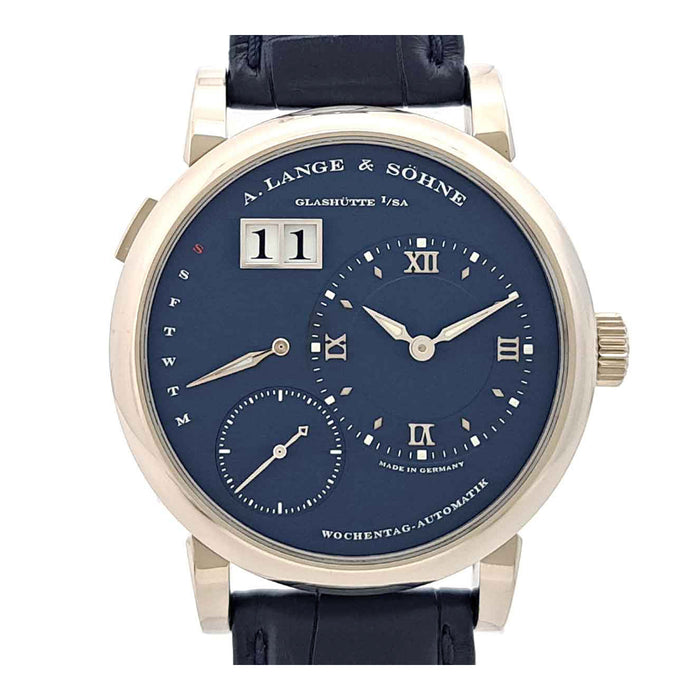 A.LANGE＆SOHNE 
Lange 1 日曆自動錶 LANGE 維修完成 
附盒子與保卡
