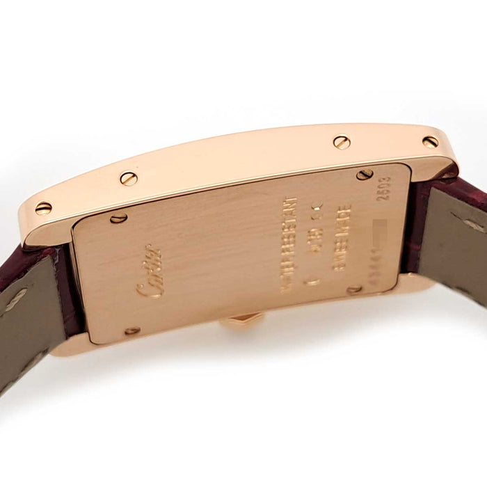 CARTIER 
坦克美洲SM 鑽石錶圈