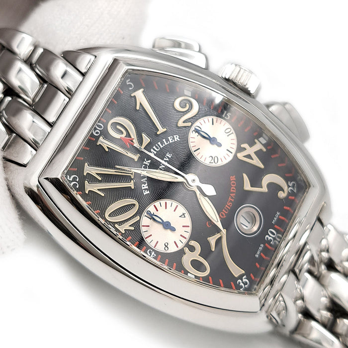 FRANCK MULLER 
Conquistador Cronografo Data 
Con scatola e garanzia