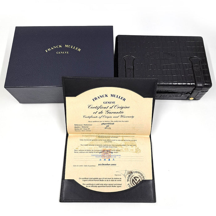FRANCK MULLER 
Tonau Carveks Vegas Revisionato  
Con scatola e garanzia OH effettuato