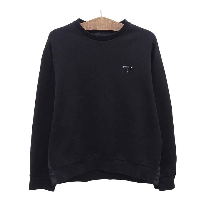 PRADA 
Triangular plate nylon switching 
Triangle Logo Technical Cotton Sweat