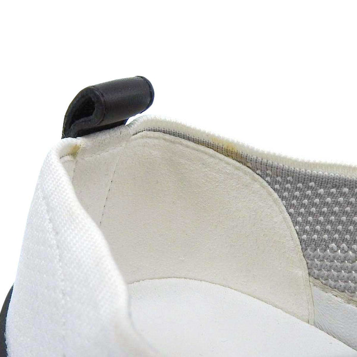 HERMES 
H logo 
Deep Fabric Leather Sneakers