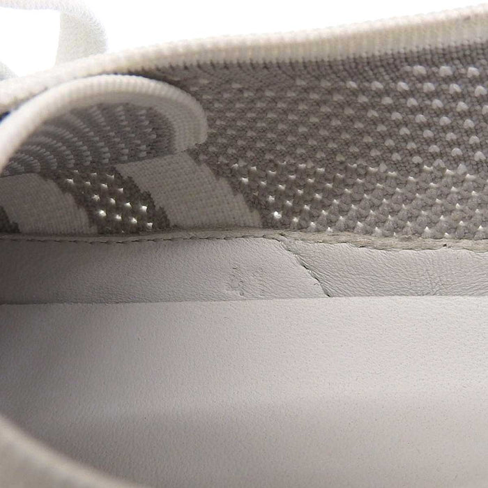 HERMES 
H logo 
Deep Fabric Leather Sneakers
