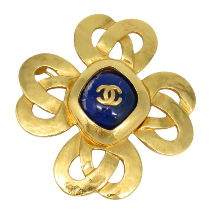 CHANEL 
97P COCO CC ロゴ ゴールドカラーメタル 
ココマーク ヴィンテージ ピンブローチ