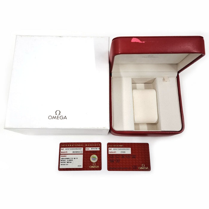 OMEGA 
Devil Prestige Co-Axial Chronometer 
Box with warranty