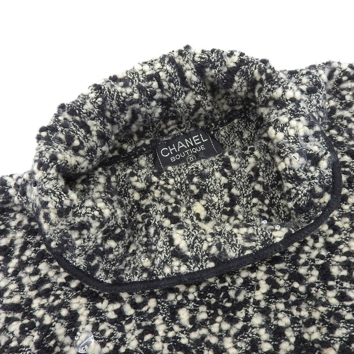 CHANEL
COCO CC Logo Coco Button High Neck Wool
Coco Mark Tweed Knit Dress