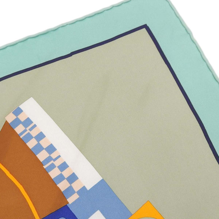 HERMES 
Silk Large 
'Kare 90 Gaucho Saddle Scarf'