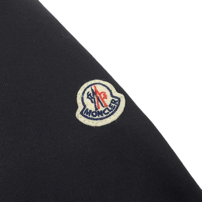 MONCLER 
Patch Logo Sweat Hoodie Nylon Blend Cotton Blend 
MAGLIA CARDIGAN Maglia Zip-Up Parka
