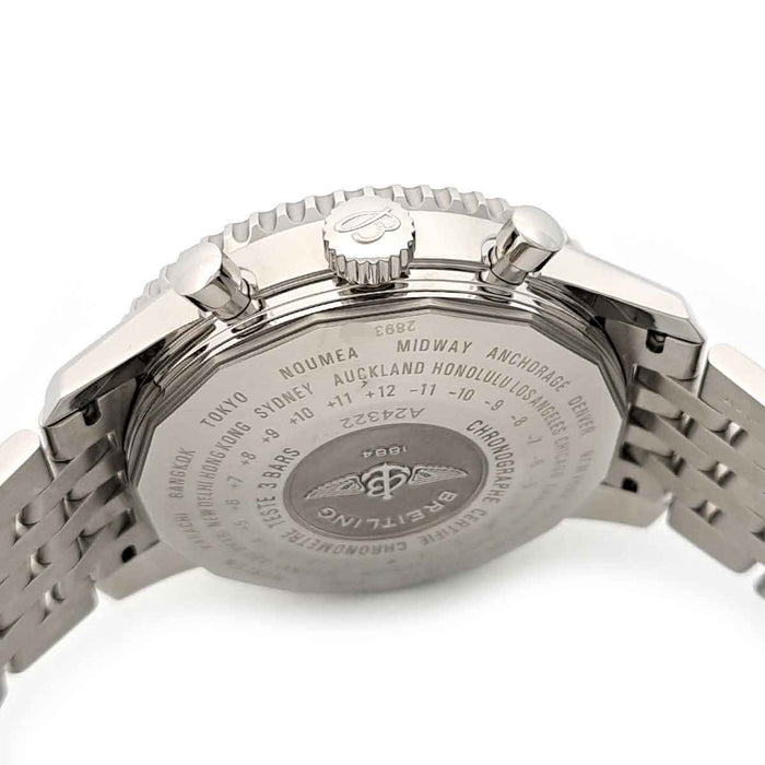 BREITLING 
ナビタイマー ワールド クロノグラフ デイト 
箱ギャラ付