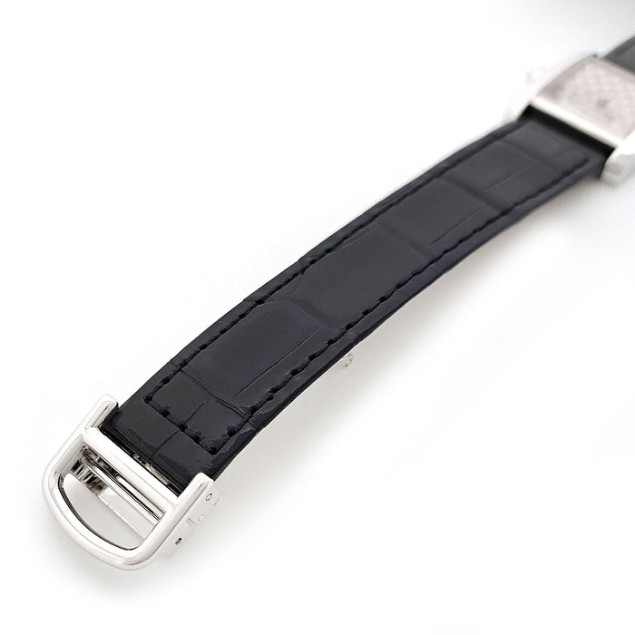 CARTIER 
坦克法式 SM 鋪鑲鑽石錶盤系列