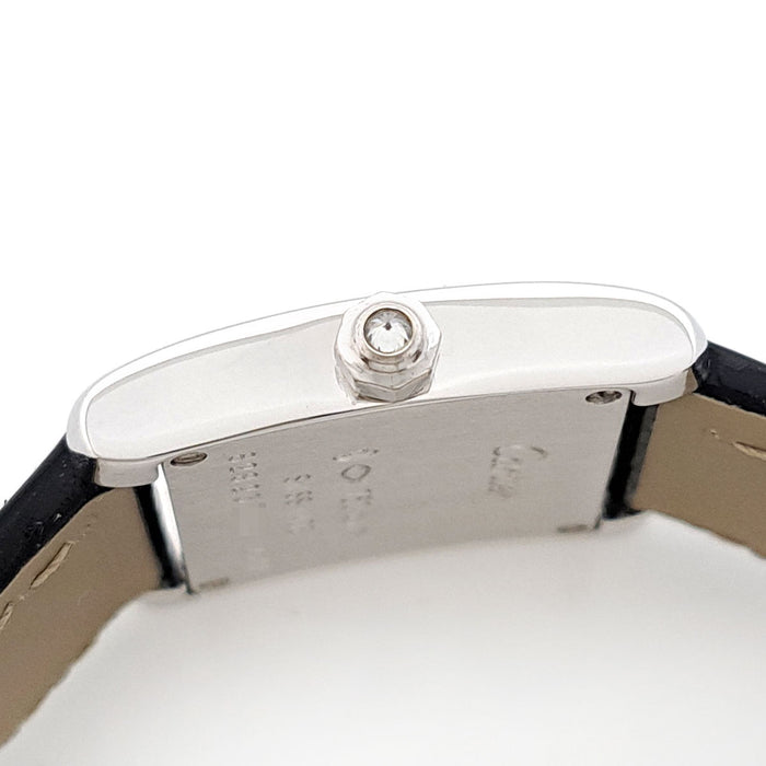 CARTIER 
坦克法式 SM 鋪鑲鑽石錶盤系列