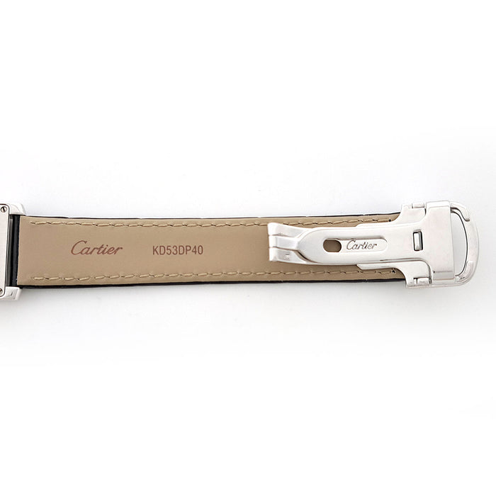 CARTIER 
坦克法式 SM 鋪鑲鑽石錶盤系列