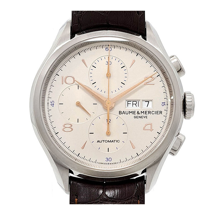 Baume & Mercier 
クリフトン デイデイト クロノグラフ 
箱ギャラ付