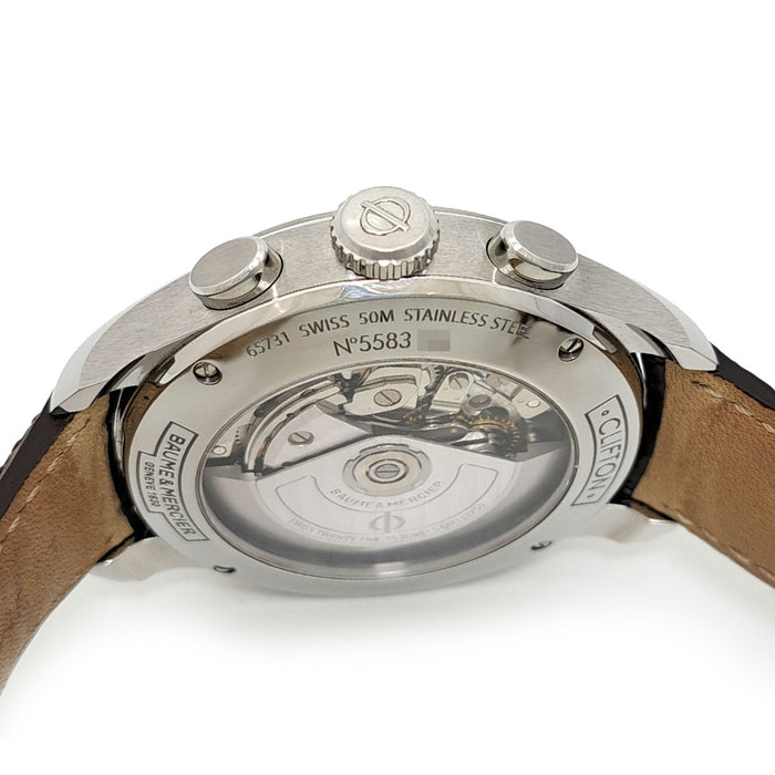Baume & Mercier 
クリフトン デイデイト クロノグラフ 
箱ギャラ付