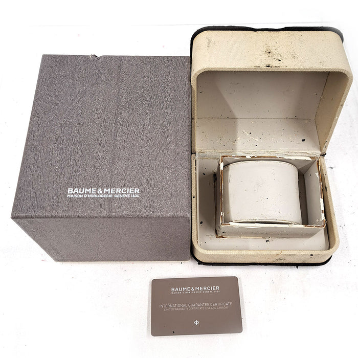 Baume & Mercier 
クリフトン デイデイト クロノグラフ 
箱ギャラ付