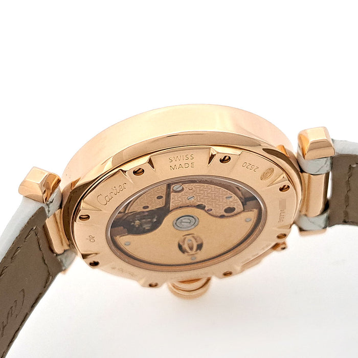 CARTIER 
Pasha Convex Grid Diamante Data