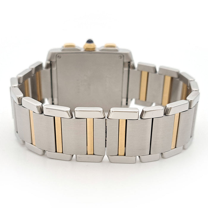 CARTIER
Tank Française XL Chronograph
Overhauled by Cartier with box and warranty card