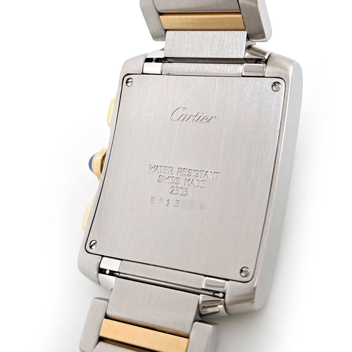 CARTIER
Tank Française XL Chronograph
Overhauled by Cartier with box and warranty card