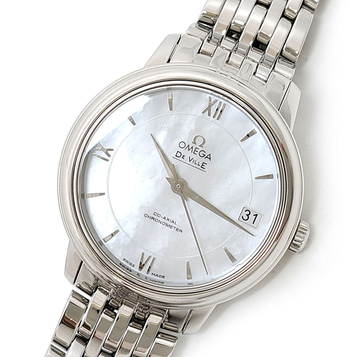 OMÉGA 
Devil Prestige Co-Axial Chronometer Cadran en nacre 
Garanti