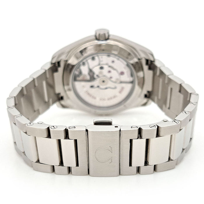 OMEGA Seamaster Aqua Terra Shell Dial Index Diamond Date With Guarantee